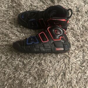 Nike Air Tempo Kids Black and Red Sneakers